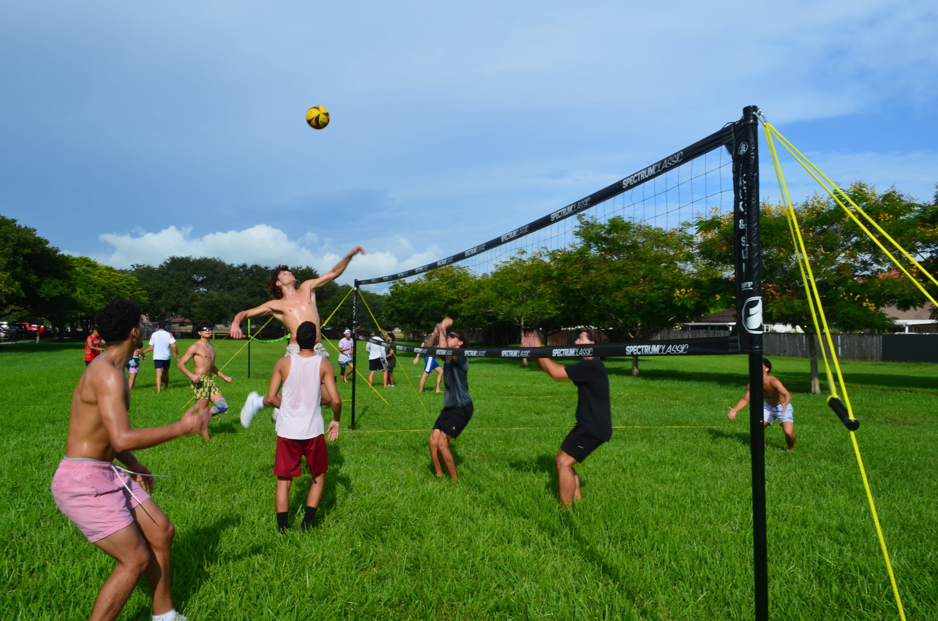 Sol Volleyball action shot 8